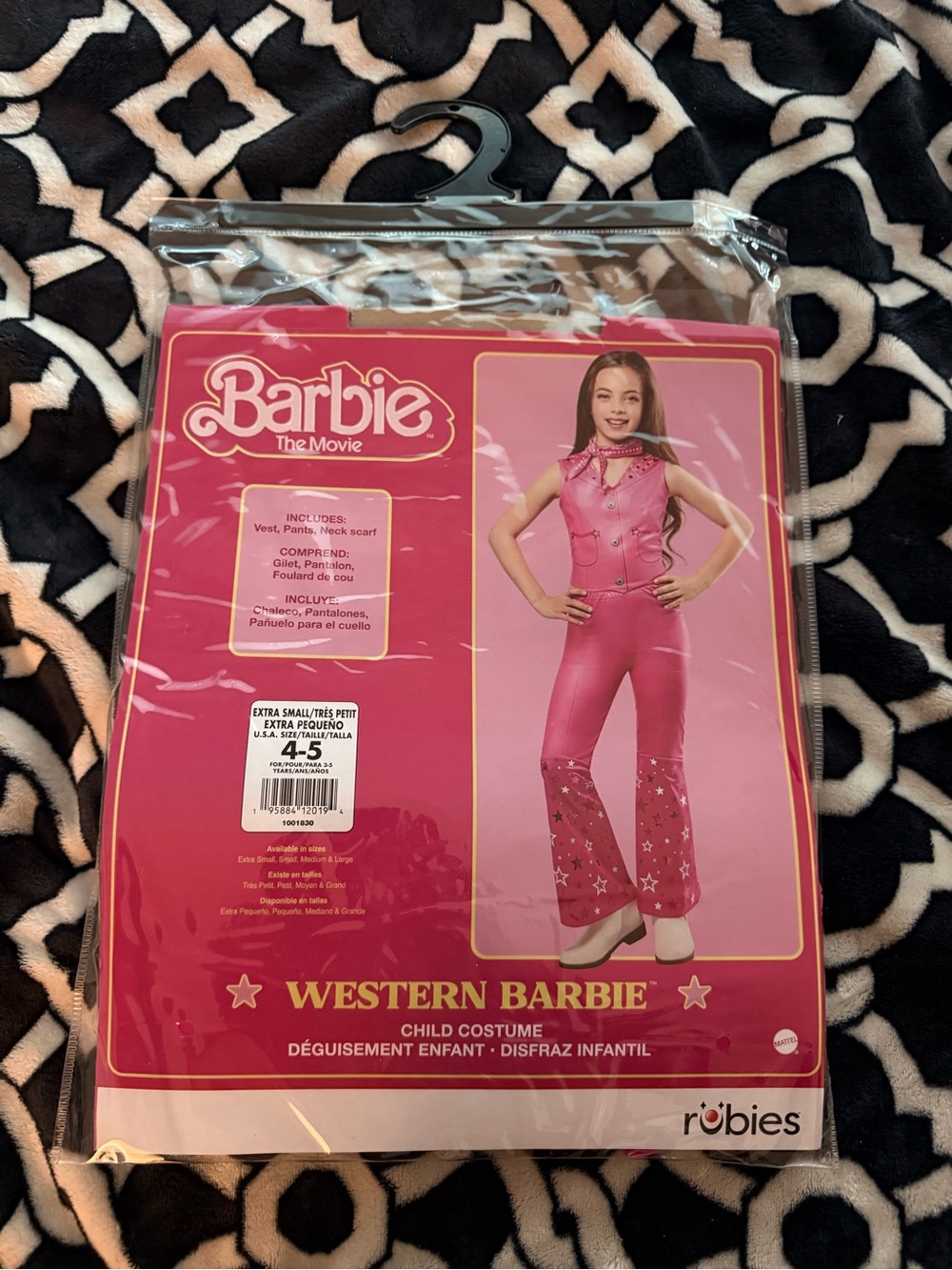 Rubie's Barbie The Movie Pink Cowgirl Costume 4-5T Toddler Costume
